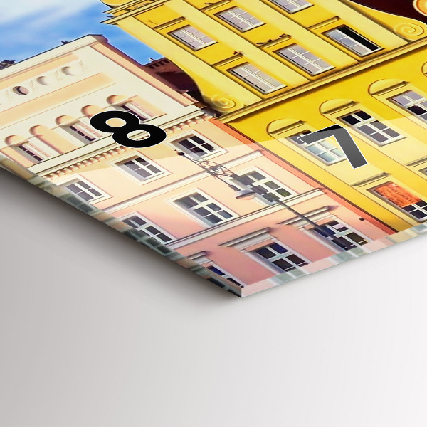 Zegar ścienny poziomy Wrocław - Stare miasto