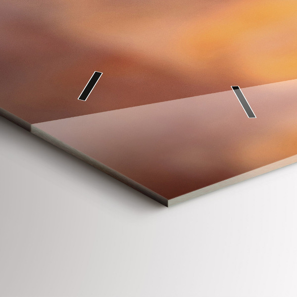 Zegar szklany poziomy Kieliszek wina