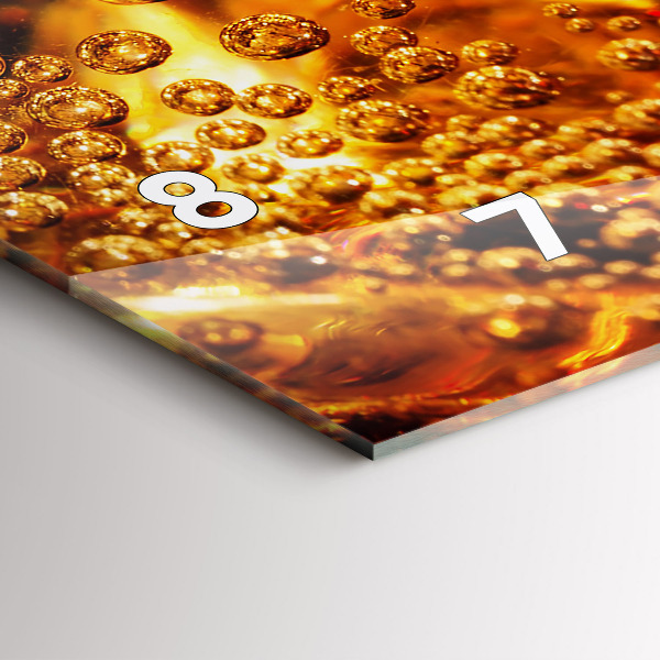 Zegar szklany poziomy Zbliżenie napoju