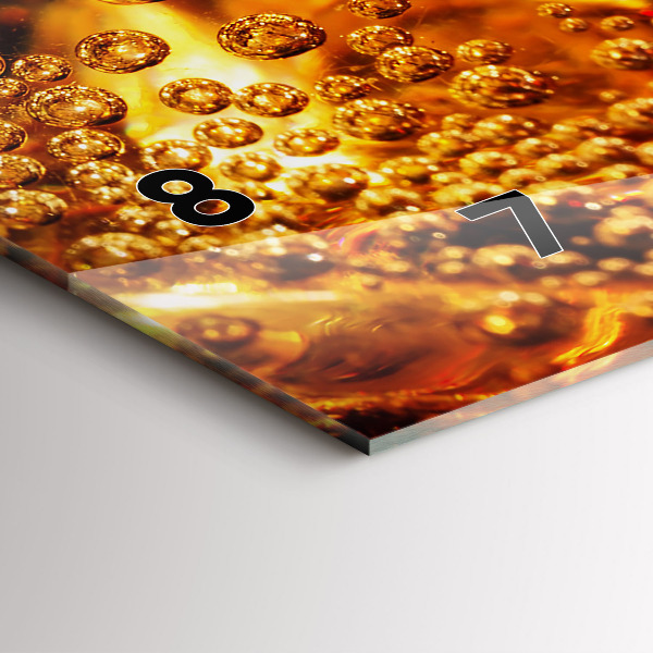 Zegar szklany poziomy Zbliżenie napoju