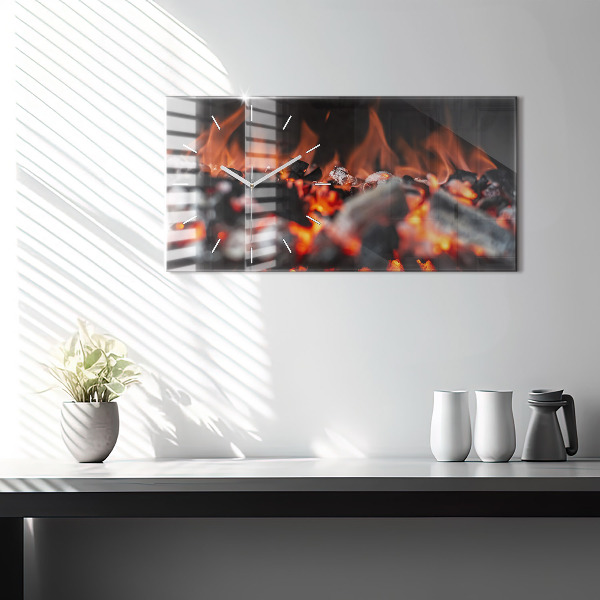 Zegar szklany poziomy Ruszt