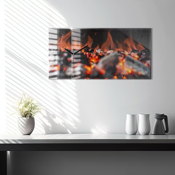 Zegar szklany poziomy Ruszt