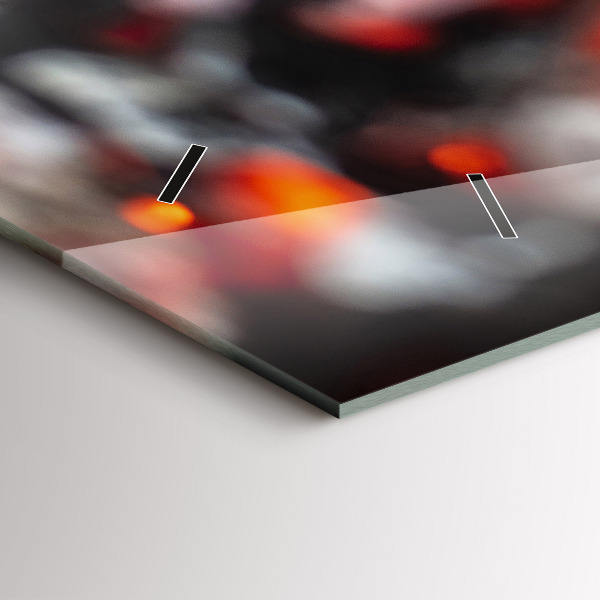 Zegar szklany poziomy Ruszt