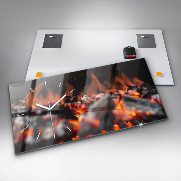 Zegar szklany poziomy Ruszt