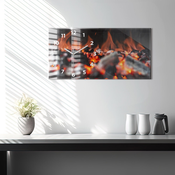 Zegar szklany poziomy Ruszt