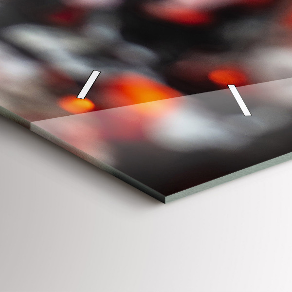 Zegar szklany poziomy Ruszt