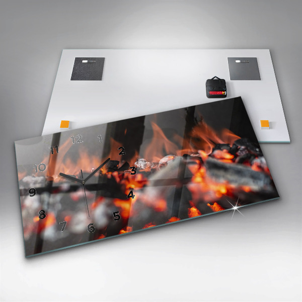 Zegar szklany poziomy Ruszt