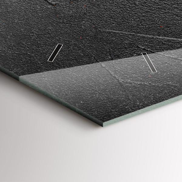 Zegar szklany poziomy Czerwone papryczki