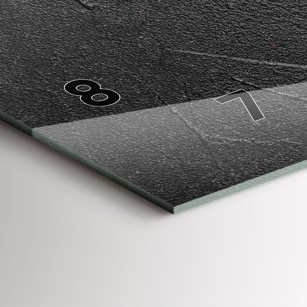 Zegar szklany poziomy Czerwone papryczki