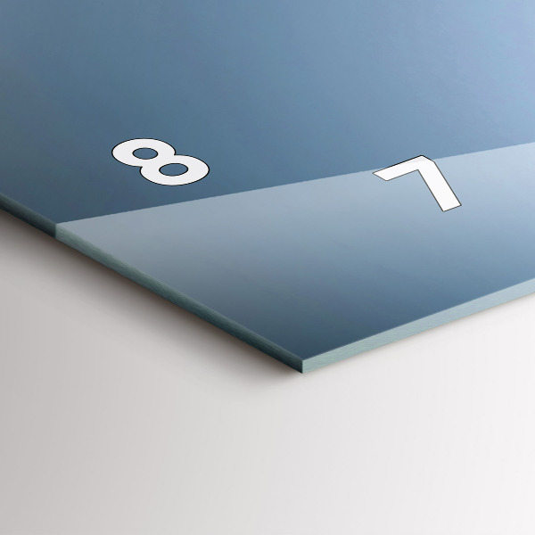 Zegar szklany poziomy Lampka wina