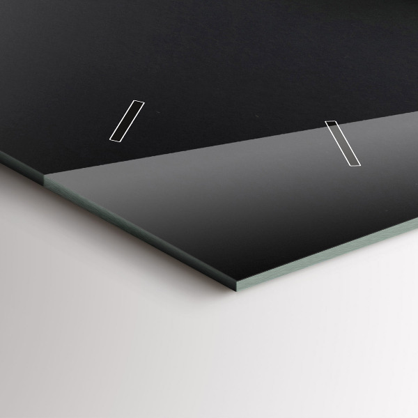 Zegar szklany poziomy Filiżanka kawy