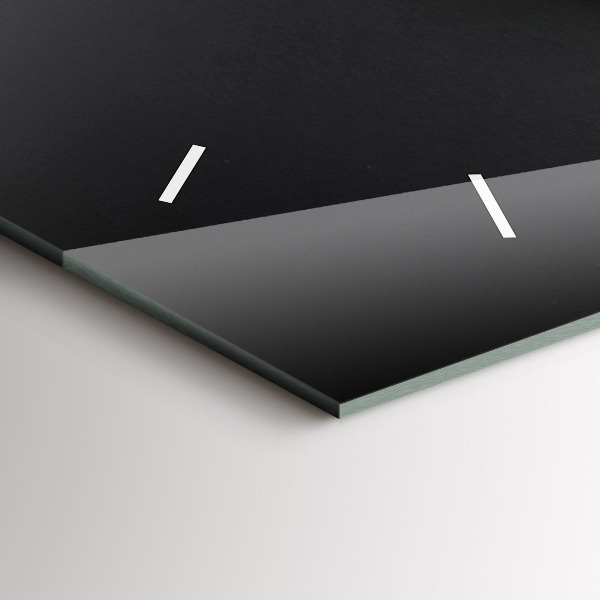 Zegar szklany poziomy Filiżanka kawy