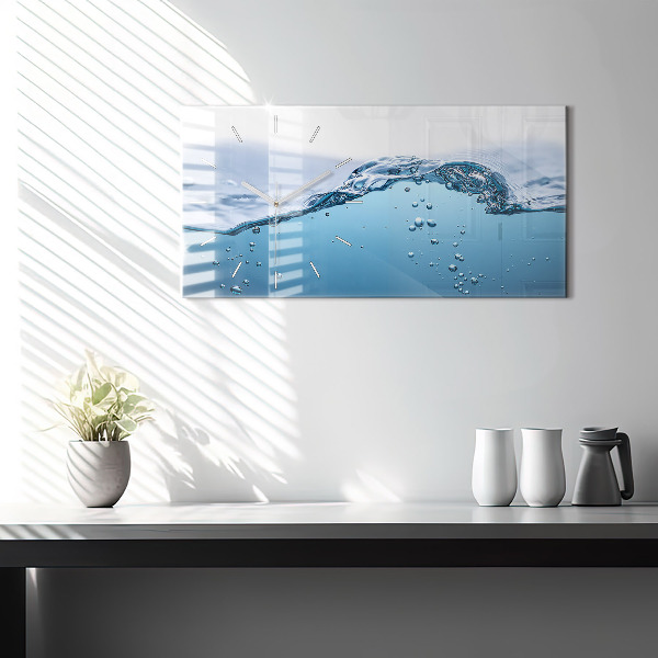 Zegar poziomy Zbliżenie wody