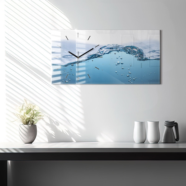 Zegar poziomy Zbliżenie wody