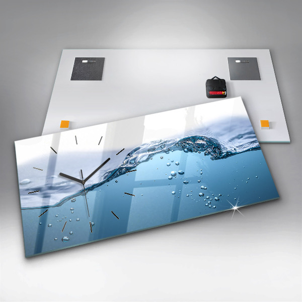 Zegar poziomy Zbliżenie wody