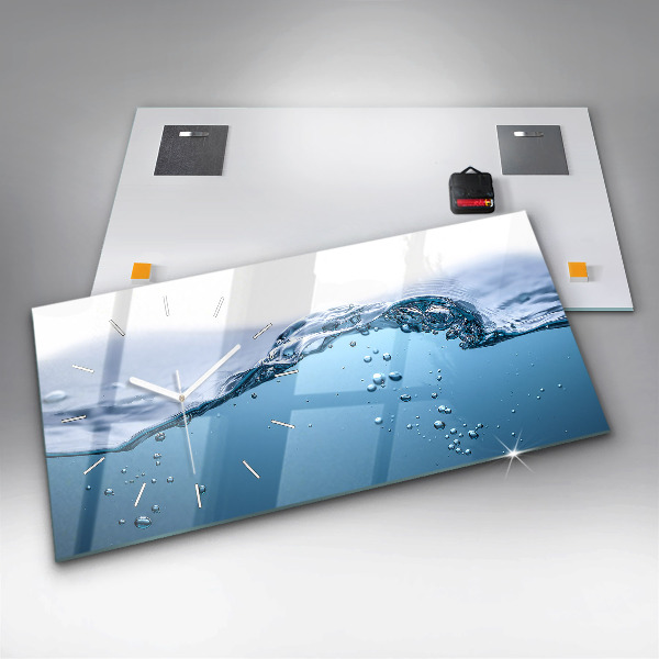 Zegar poziomy Zbliżenie wody