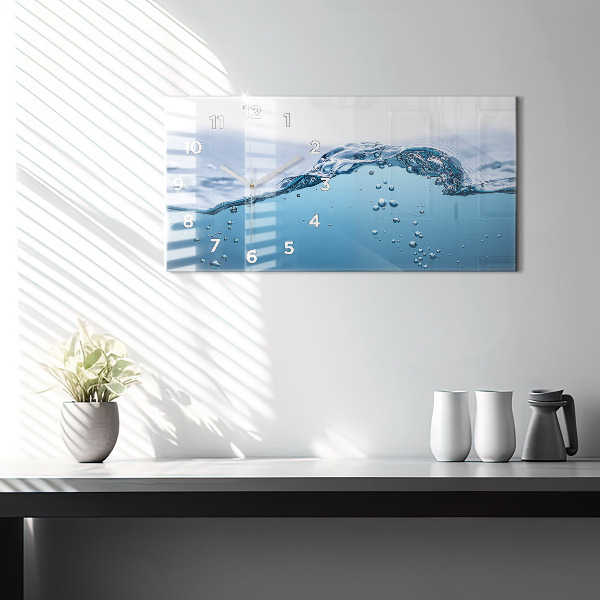 Zegar poziomy Zbliżenie wody