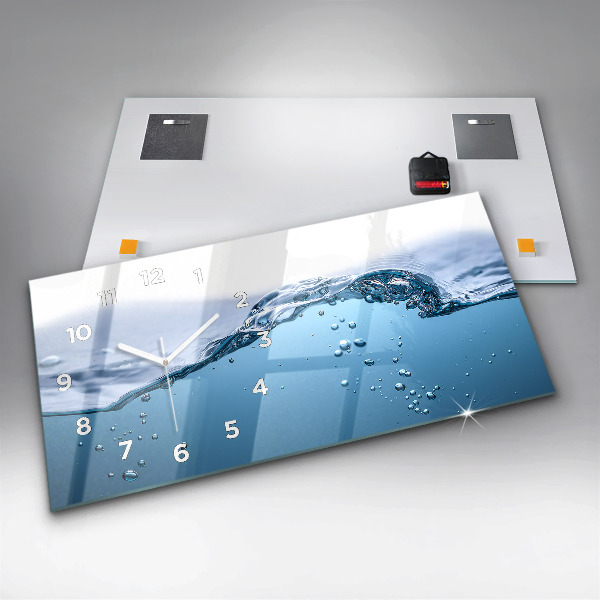 Zegar poziomy Zbliżenie wody