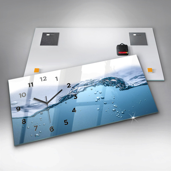 Zegar poziomy Zbliżenie wody