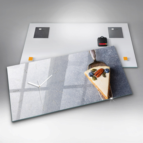 Zegar poziomy Kawałek ciasta