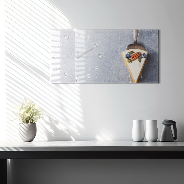 Zegar poziomy Kawałek ciasta