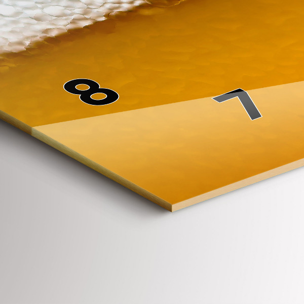 Zegar poziomy Zbliżenie piwa