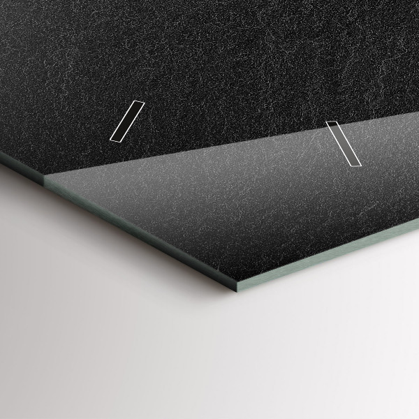 Zegar poziomy Ciemna skała