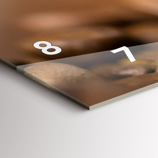 Zegar poziomy Abstrakcyjne barwy