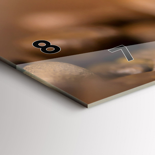 Zegar poziomy Abstrakcyjne barwy