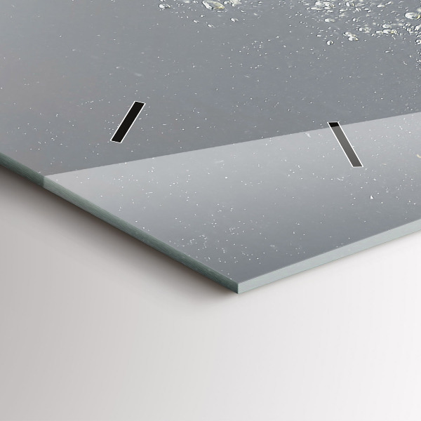 Zegar poziomy Cytrusy w wodzie