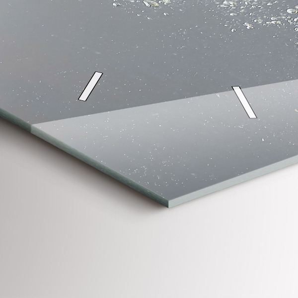 Zegar poziomy Cytrusy w wodzie