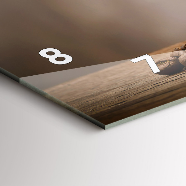 Zegar poziomy Kubek kawy