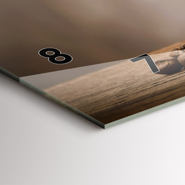 Zegar poziomy Kubek kawy