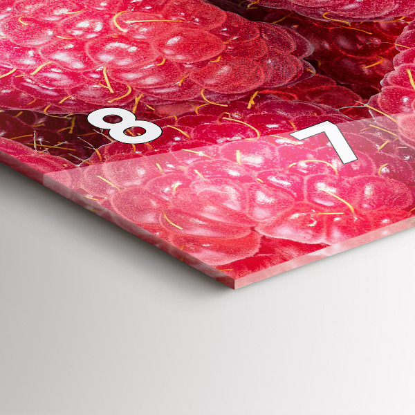 Zegar poziomy Jagody i maliny