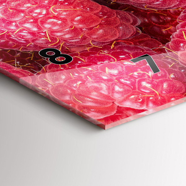 Zegar poziomy Jagody i maliny