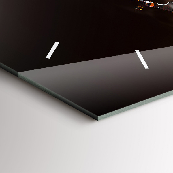 Zegar poziomy Gorąca kawa