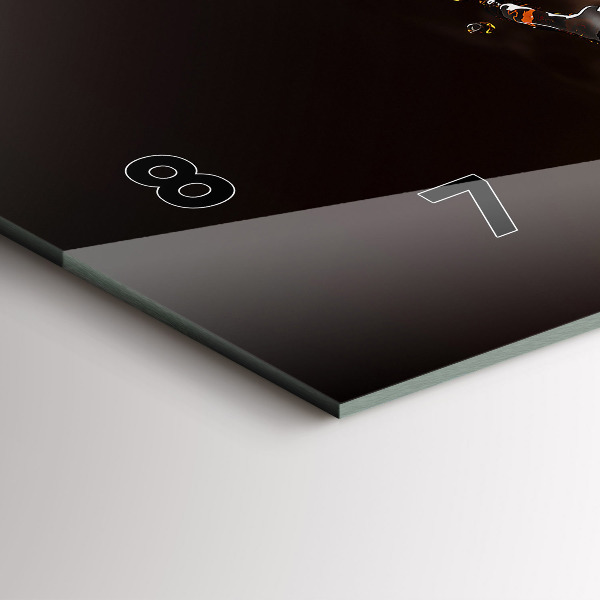 Zegar poziomy Gorąca kawa