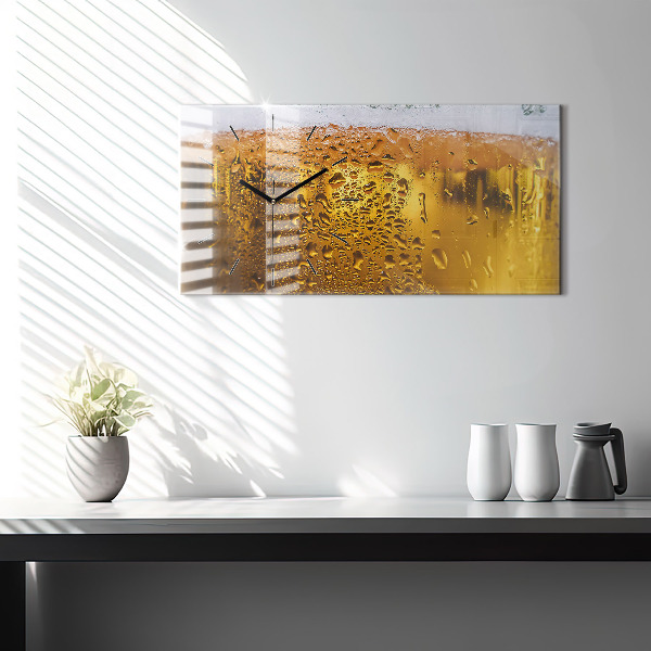 Zegar poziomy Kufel piwa