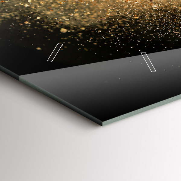 Zegar poziomy Rozsypane przyprawy