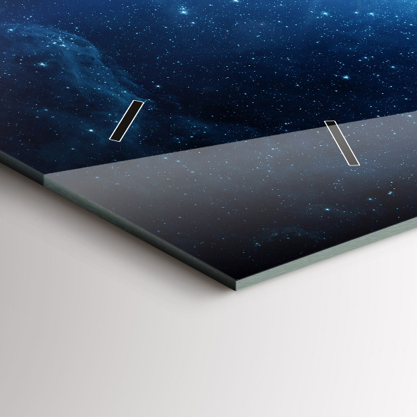 Zegar szklany poziomy Ziemia i galaktyka – NASA