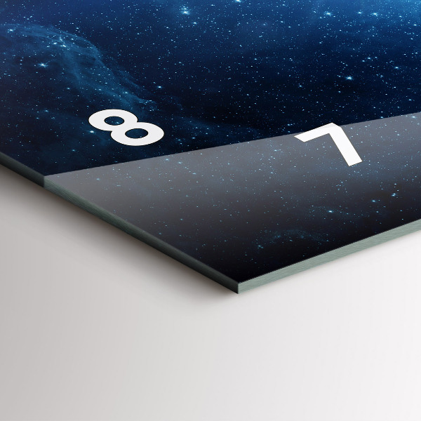 Zegar szklany poziomy Ziemia i galaktyka – NASA