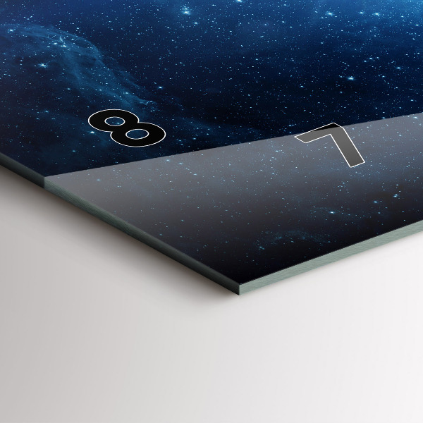 Zegar szklany poziomy Ziemia i galaktyka – NASA