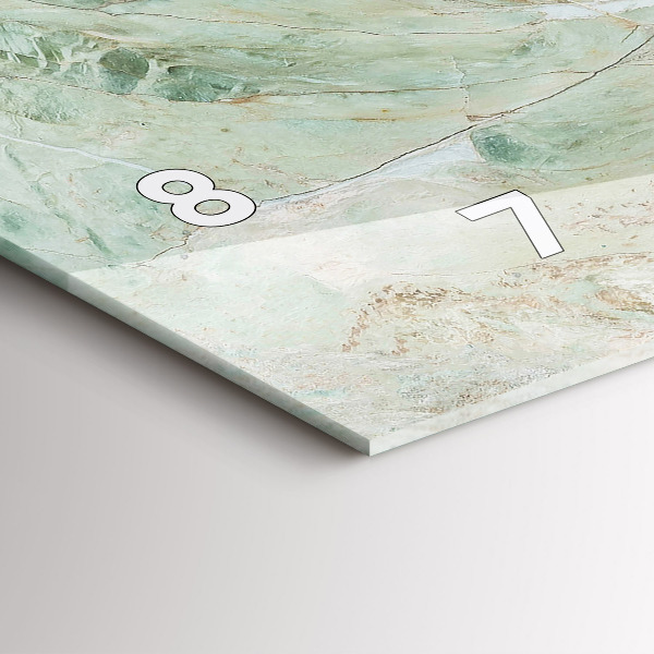 Zegar ścienny poziomy Marmur Kamień Tekstura