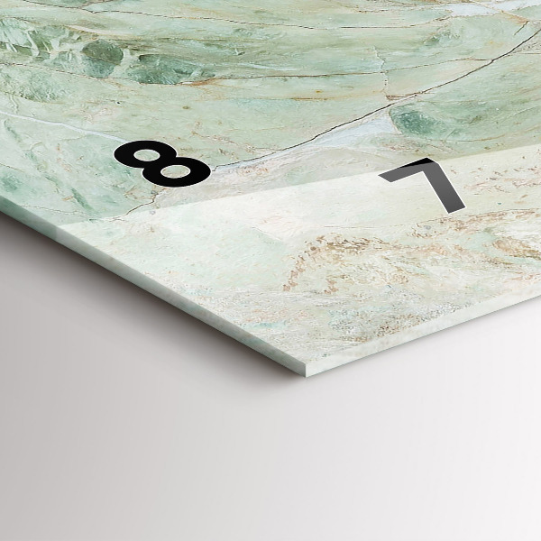 Zegar ścienny poziomy Marmur Kamień Tekstura