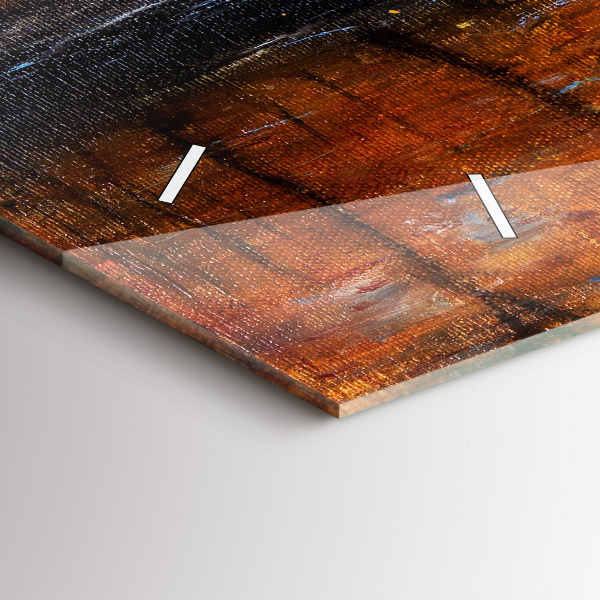 Zegar poziomy Sztuka artystyczna