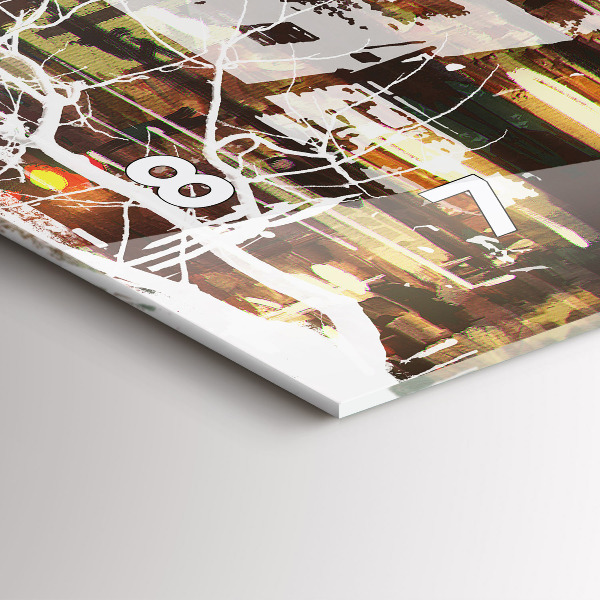 Zegar ścienny poziomy Nowy Jork Miasto