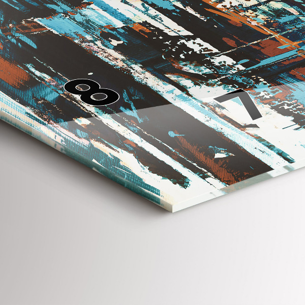 Zegar ścienny poziomy Sztuka Uliczna