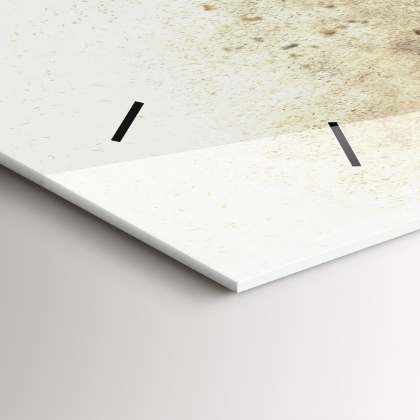 Zegar ścienny poziomy Abstrakcja ludzie piasek