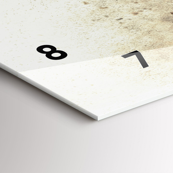 Zegar ścienny poziomy Abstrakcja ludzie piasek