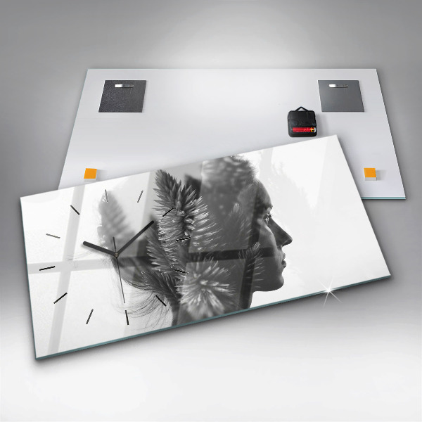 Zegar ścienny poziomy Ludzka Wrażliwość Myśli